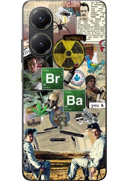 Poco X7 Pro Uyumlu Breaking Bad Kolaj Baskılı Silikon Kılıf