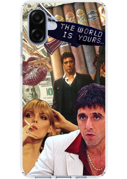 Samsung Galaxy A07 Uyumlu The Worlds Is Yours Tasarımlı Baskılı Silikon Kılıf