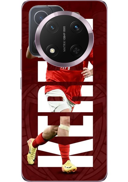 Honor Magic 7 Lite Uyumlu Kerem Aktürkoğlu Benfica Baskılı Silikon Kılıf