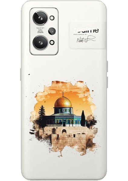 Realme Gt2 Pro Uyumlu Mescid-I Aksa Tasarımlı Baskılı Silikon Kılıf