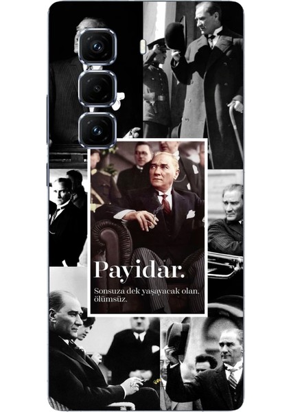 Infinix Hot 50 Pro Plus Uyumlu Atatürk Payidar Baskılı Silikon Kılıf