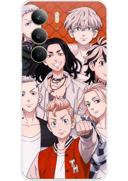 Realme C75 Uyumlu Tokyo Revengers Karakterler Baskılı Silikon Kılıf