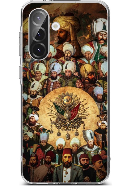Samsung Galaxy A56 Uyumlu Osmanlı Padişahları Baskılı Silikon Kılıf