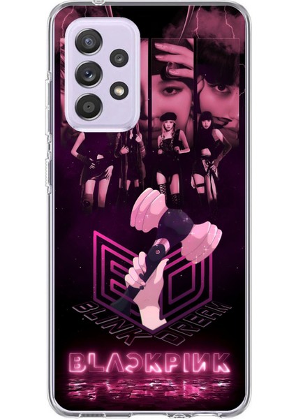 Samsung Galaxy A72 Uyumlu Blackpink Poster Baskılı Silikon Kılıf