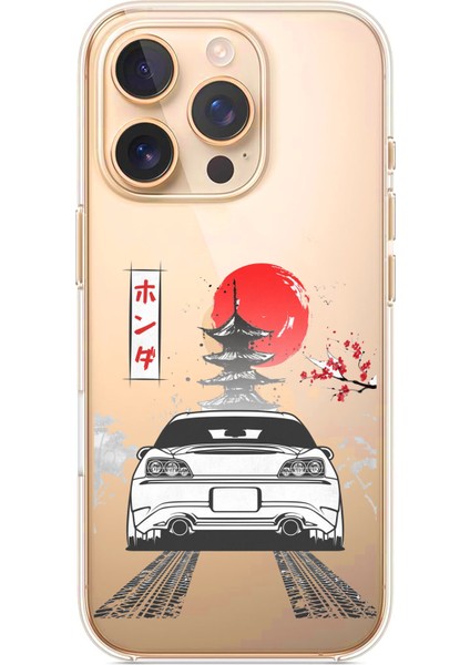 iPhone 16 Pro Uyumlu S2000 Tasarımlı Baskılı Silikon Kılıf