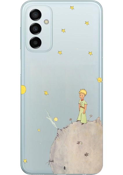 Samsung Galaxy M14 Uyumlu Küçük Prens Tasarımlı Baskılı Silikon Kılıf
