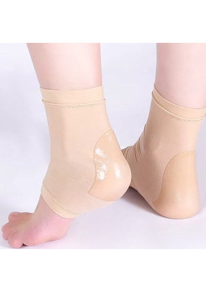 Topuk Kısmı Jel Silikonlu, Topuk Nemlendirici, Çatlak Giderici, Yarım Çorap (1 Çift) indirimleri