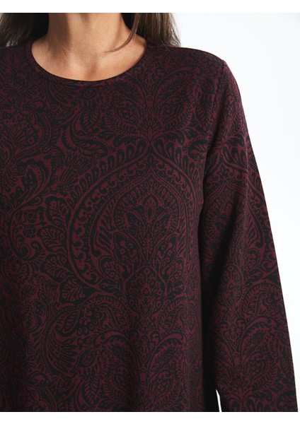 Yeni Sezon Bisiklet Yaka Desenli Elbise modelleri