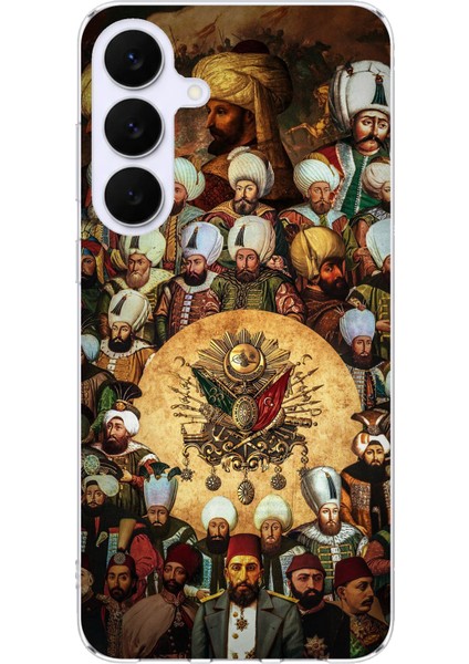Samsung Galaxy S25 Fe Uyumlu Osmanlı Padişahları Baskılı Silikon Kılıf