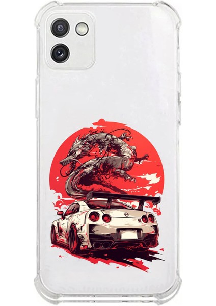 Samsung Galaxy A03 Uyumlu Gtr Ejderha Tasarımlı Baskılı Silikon Kılıf