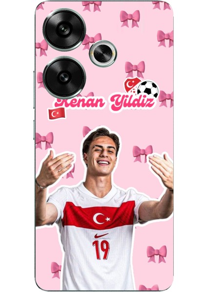 Poco F6 Uyumlu Kenan Yıldız Kurdele Baskılı Silikon Kılıf
