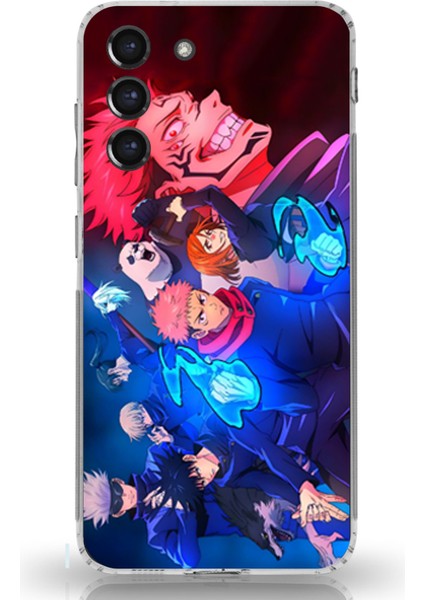 Samsung Galaxy S21 Fe Uyumlu Jujutsu Kaisen Baskılı Silikon Kılıf