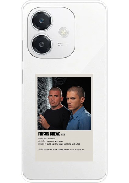 Oppo A3 Uyumlu Prison Break Tasarımlı Baskılı Silikon Kılıf