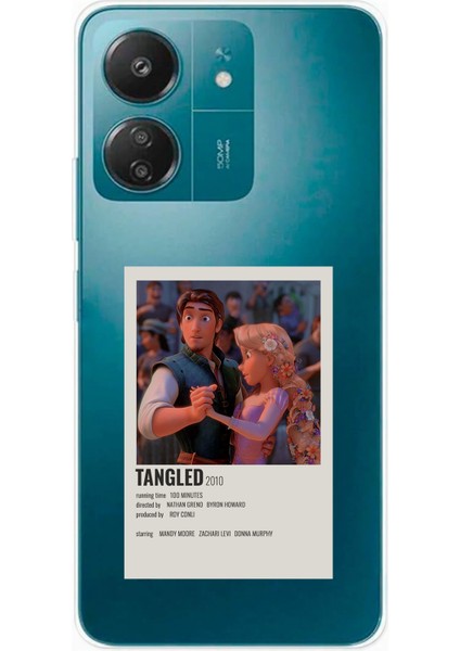 Redmi 13C - Poco C65 Uyumlu Rapunzel Tangled Tasarımlı Baskılı Silikon Kılıf