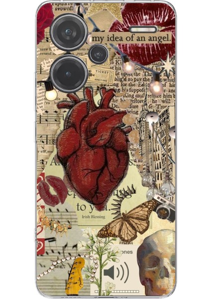 Redmi Note 13 Pro Plus 5g Uyumlu Vampire Diaries Vintage Baskılı Silikon Kılıf