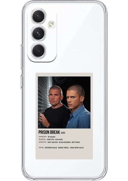 Samsung Galaxy A54 Uyumlu Prison Break Tasarımlı Baskılı Silikon Kılıf