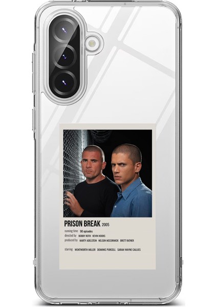 Samsung Galaxy A36 Uyumlu Prison Break Tasarımlı Baskılı Silikon Kılıf