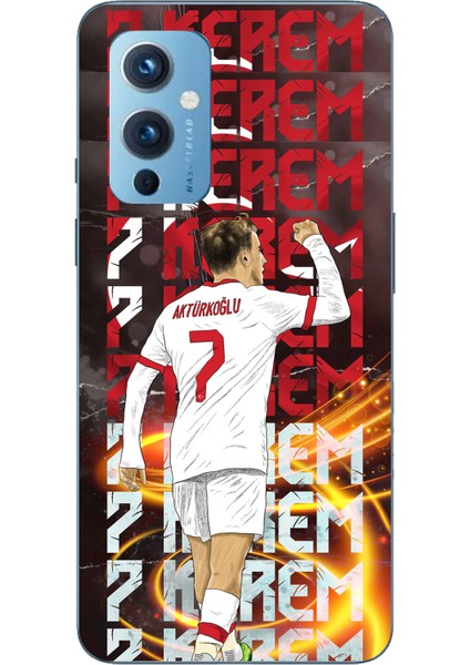 Oneplus 9 Uyumlu Kerem Aktürkoğlu Sevinç Baskılı Silikon Kılıf