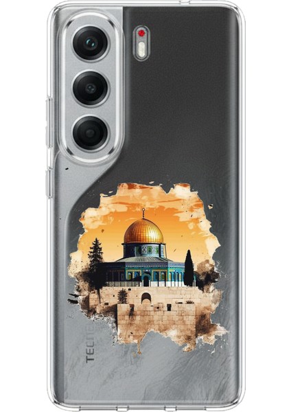 Tecno Camon 40 Pro Uyumlu Mescid-I Aksa Tasarımlı Baskılı Silikon Kılıf
