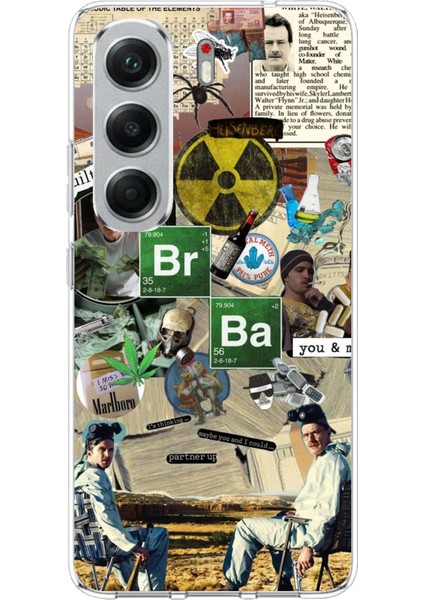 Tecno Camon 40 Pro Uyumlu Breaking Bad Kolaj Baskılı Silikon Kılıf