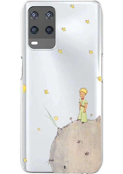 Oppo A54 Uyumlu Küçük Prens Tasarımlı Baskılı Silikon Kılıf