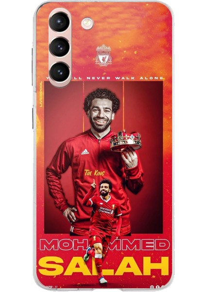 Samsung Galaxy S21 Uyumlu Salah King Kral Tasarımlı Baskılı Silikon Kılıf