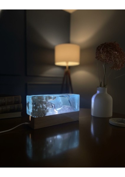 Epoksi Lamba , Masa ve Gece Lambası , Dekor , Aydınlatma