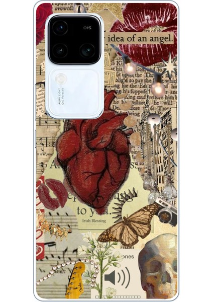 Vivo V30 Uyumlu Vampire Diaries Vintage Baskılı Silikon Kılıf