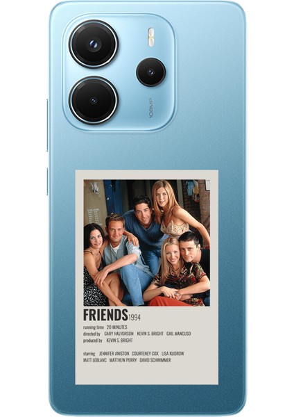 Redmi Note 14 4g Uyumlu Friends Mini Poster Tasarımlı Baskılı Silikon Kılıf