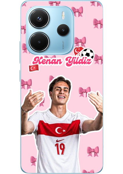 Redmi Note 14 4g Uyumlu Kenan Yıldız Kurdele Baskılı Silikon Kılıf