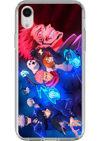 iPhone Xr Uyumlu Jujutsu Kaisen Baskılı Silikon Kılıf