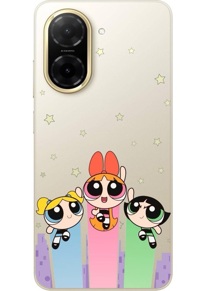 Redmi A5 Uyumlu Powerpuff Girls Tasarımlı Baskılı Silikon Kılıf