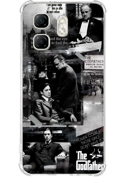 Infinix Hot 50I - Smart 9 Uyumlu The Godfather Baba Film Tasarımlı Baskılı Silikon Kılıf