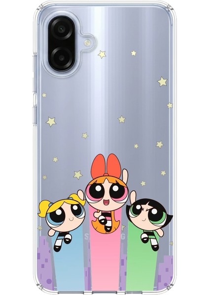 Samsung Galaxy A07 Uyumlu Powerpuff Girls Tasarımlı Baskılı Silikon Kılıf