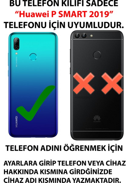 Huawei P Smart 2019 Uyumlu Scarface Mini Poster Tasarımlı Baskılı Silikon Kılıf fiyatları