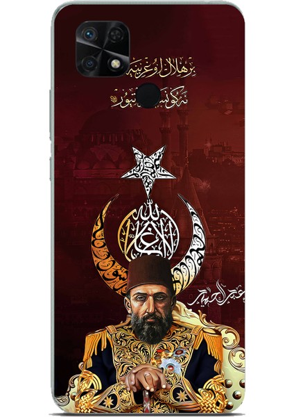 Redmi 10C - Poco C40 Uyumlu Abdülhamid Han Baskılı Silikon Kılıf