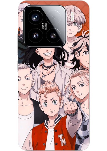 Xiaomi Mi 15 Pro Uyumlu Tokyo Revengers Karakterler Baskılı Silikon Kılıf