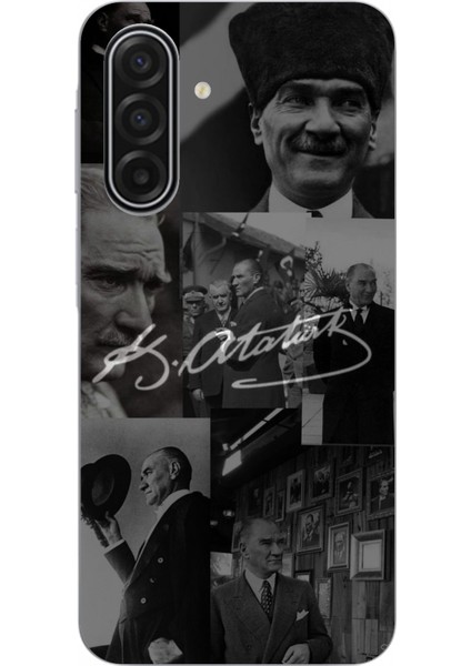 Samsung Galaxy A17 Uyumlu Kemal Atatürk Imza Baskılı Silikon Kılıf