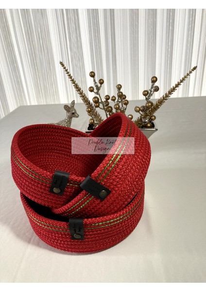 Organizer 3lü Set Tress Sepet Çok Amaçlı Düzenleyici Sepet