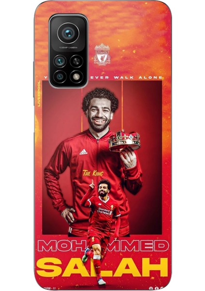 Xiaomi Mi 10T - 10T Pro Uyumlu Salah King Kral Tasarımlı Baskılı Silikon Kılıf