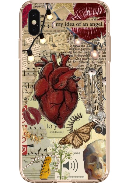 iPhone Xs Max Uyumlu Vampire Diaries Vintage Baskılı Silikon Kılıf