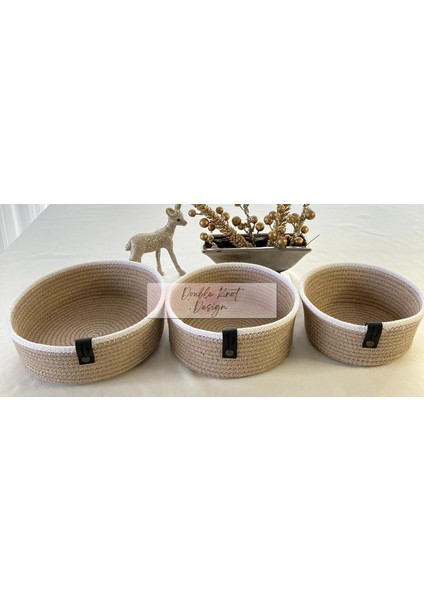 Organizer 3lü Set Tress Sepet Çok Amaçlı Düzenleyici Sepet fiyatları