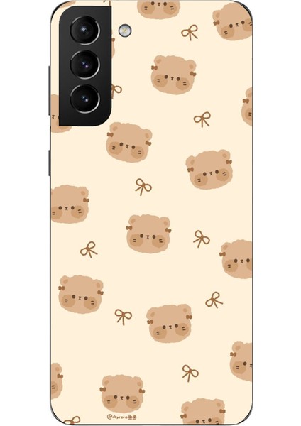 Samsung Galaxy S21 Plus Uyumlu Sevimli Ayıcıklar Baskılı Silikon Kılıf