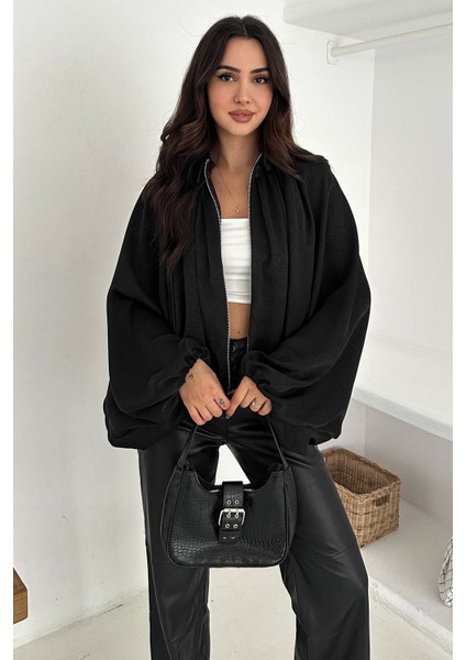 Kadın Balon Kol Büzgülü Ceket – Flow Ease fırsatları