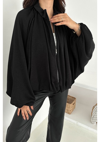 Kadın Balon Kol Büzgülü Ceket – Flow Ease indirimleri