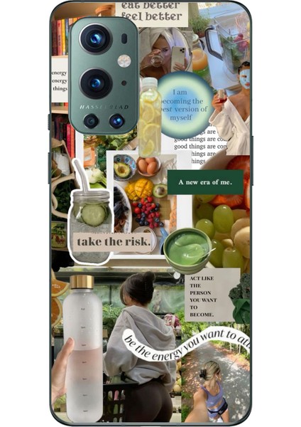 Oneplus 9 Pro Uyumlu Sağlıklı Yaşam Diyet Motivasyon Baskılı Silikon Kılıf