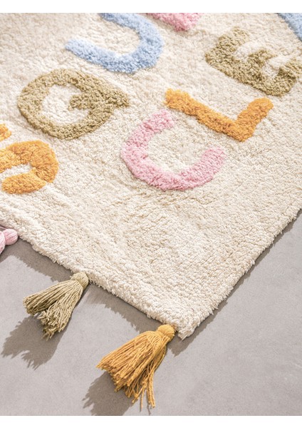 Yeni Sezon Yazı Nakışlı Banyo Paspası 50X80 cm fiyatları