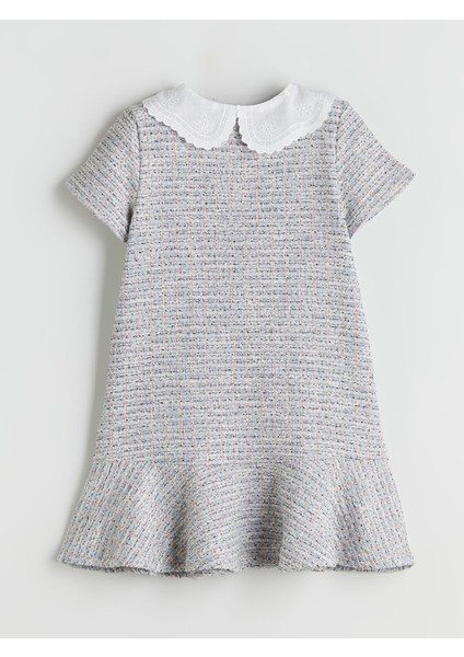 Yeni Sezon Bebe Yaka Kız Çocuk Elbise fırsatları