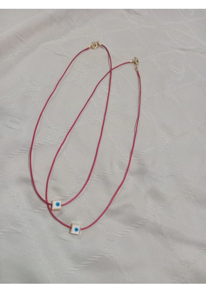 Kırmızı Deri Ipli Arkadaş Kolye fiyatları