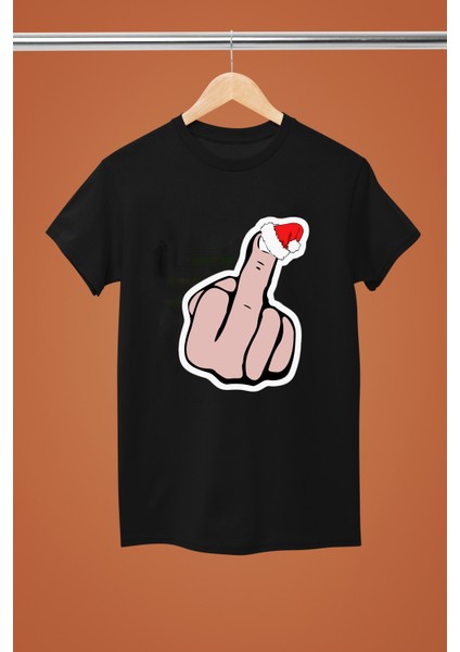 Chrıstmas Noel Yılbaşı Temalı Pamuklu Kısa Kollu Regular Kalıp Funny Tshırt